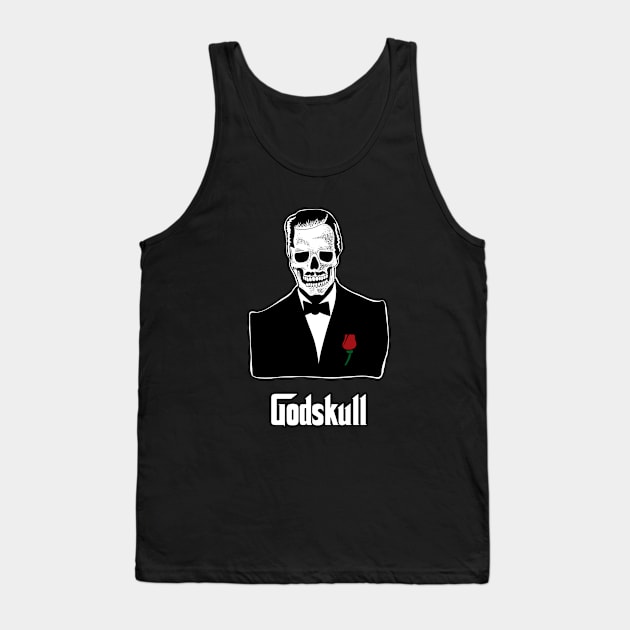 The Godskull Tank Top by viajealaluna